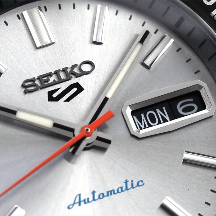 Seiko 5 Sports Special Edition Silver Dial Silver Steel Strap Watch For Men - SRPK09K1 - Image 12